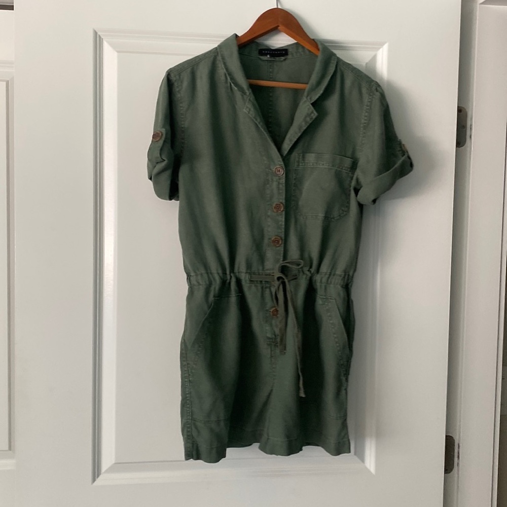 Sanctuary Utility Romper | Size Small | Olive Green | Good Condition